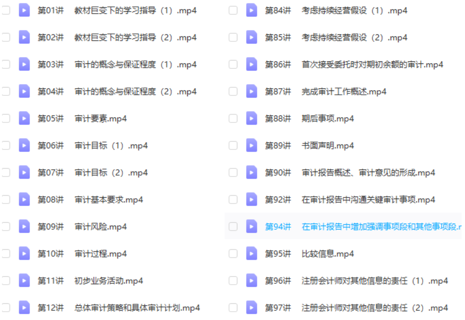 [会计考试证] 2021年注册会计师CPA审计-新基础班 张敬富